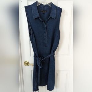 Banana Republic Sleeveless Denim Chambray Dress Size 6